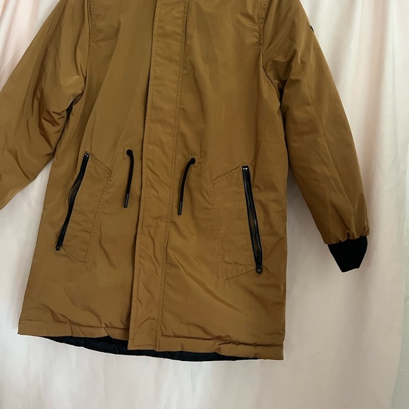 Zara Kids Reversible Hooded Long Puffer Coat Size 11/12 - Picture 3 of 9